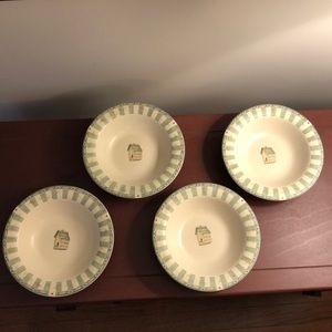Set of 4 Pfaltzgraff Naturewood Salad Bowls